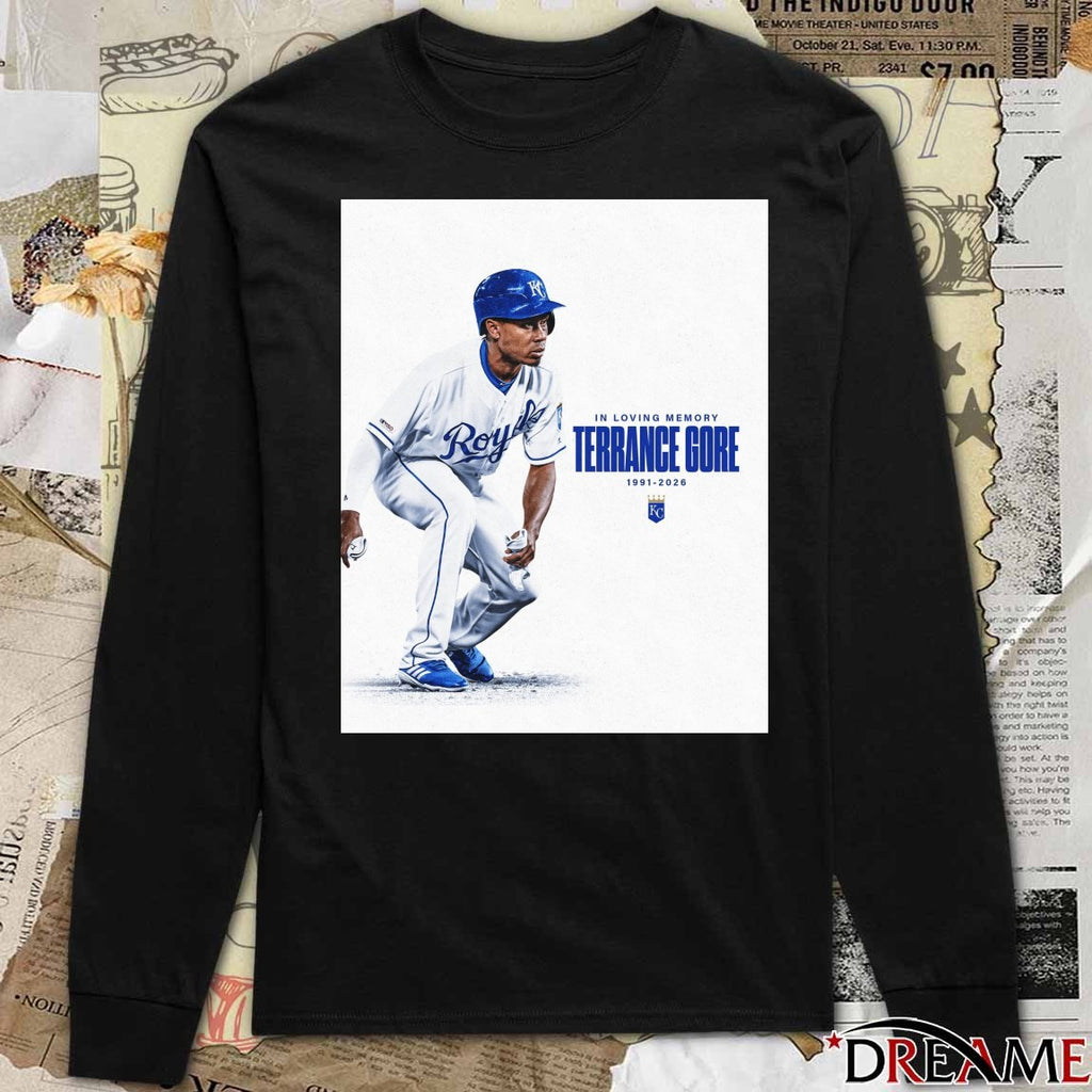 In Loving Memory Terrance Core 1991 – 2026 Kansas City Royals Poster t-shirt