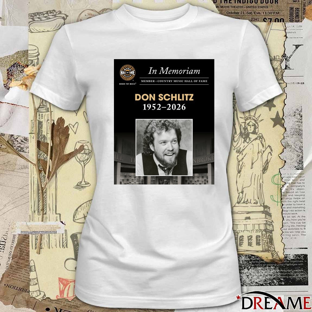 In Memoriam Member Country Music Hall Of Fame Don Schlitz 1952-2026 t-shirt