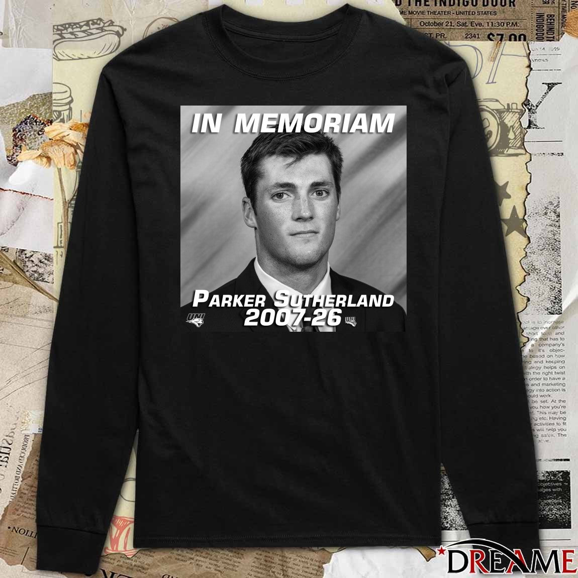 In Memoriam Parker Sutherland 2007-2026 t-shirt