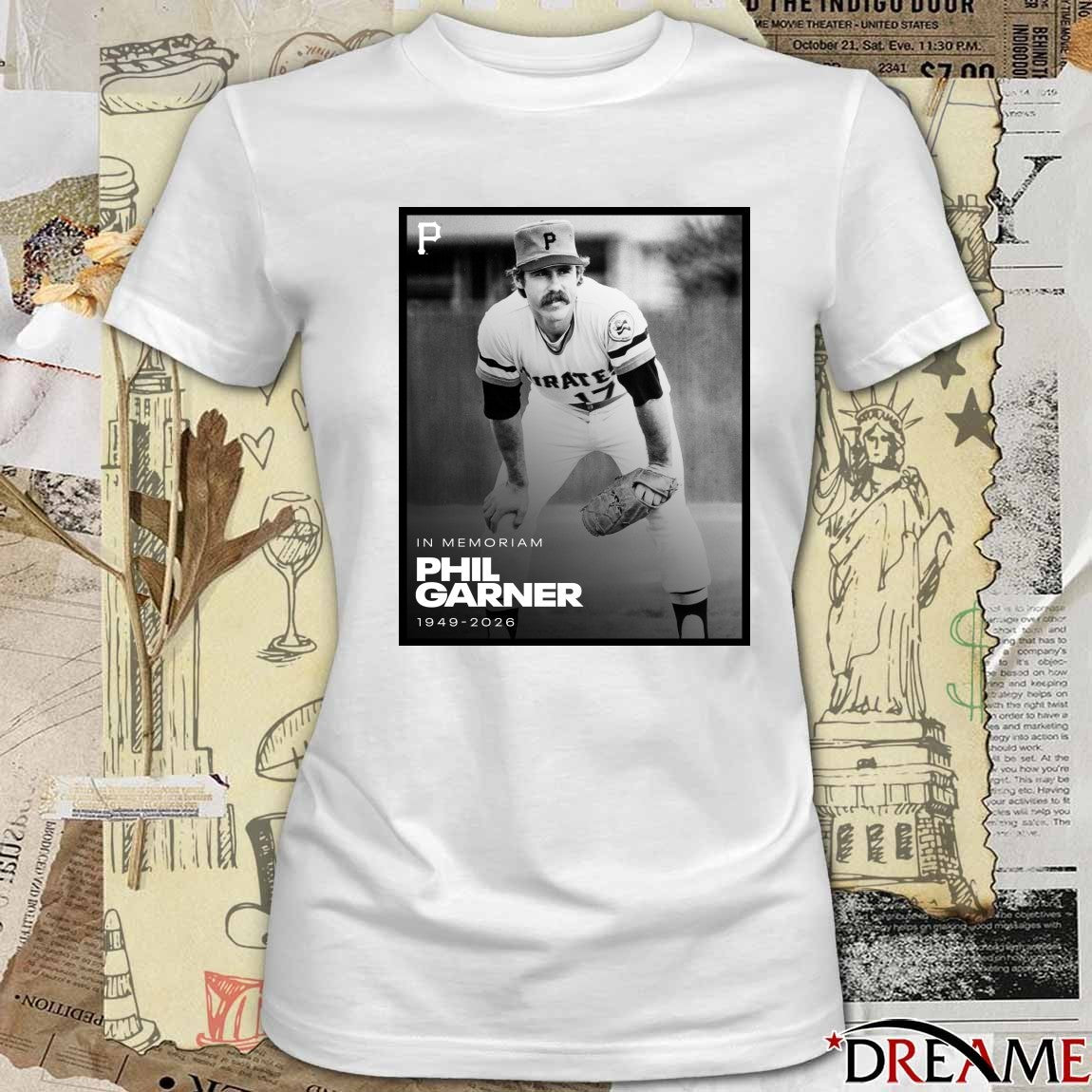 In Memoriam Phil Garner 1949 – 2026 Pittsburgh Pirates t-shirt