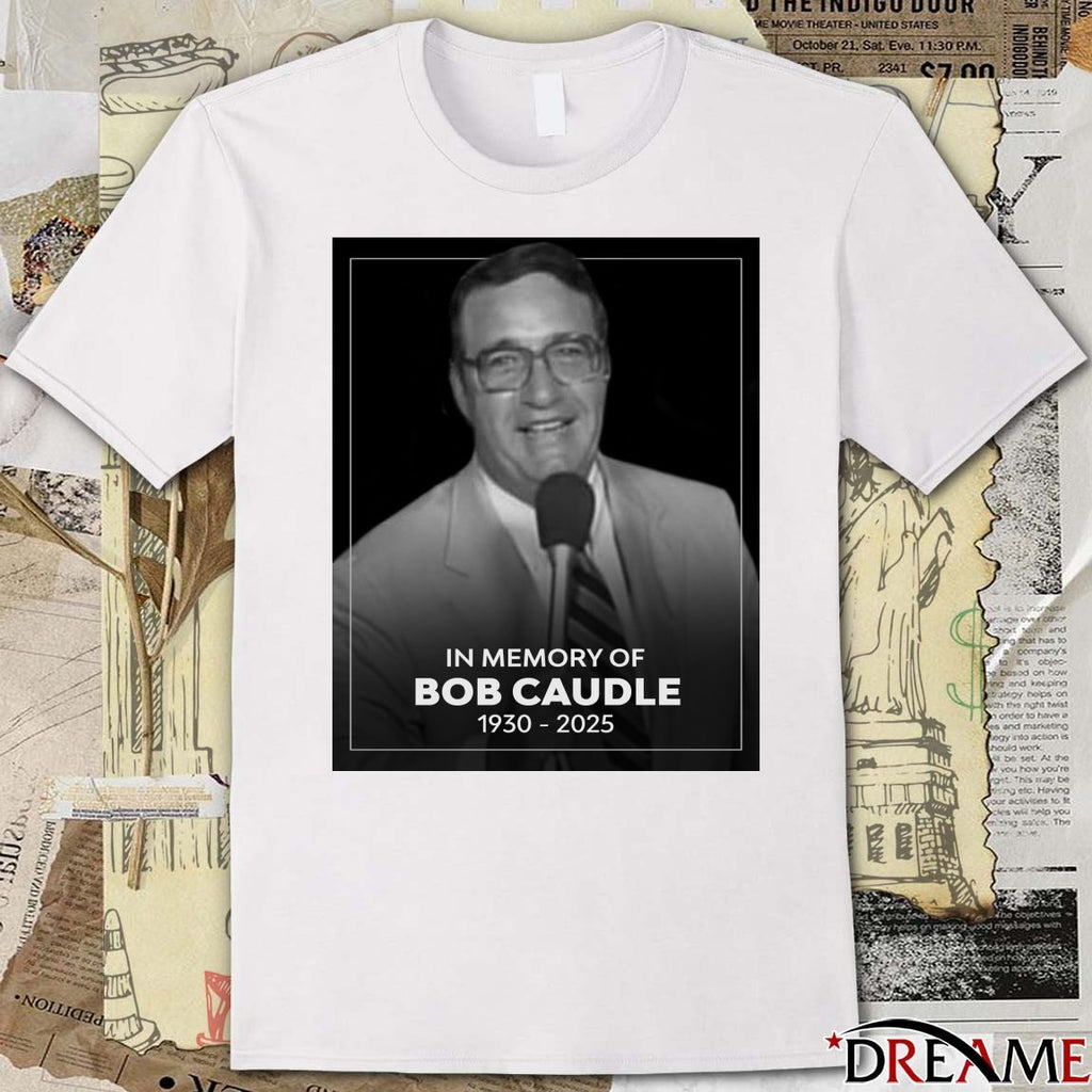 In Memory Of Bob Caudle 1930 – 2025 All Elite Wrestling Poster t-shirt