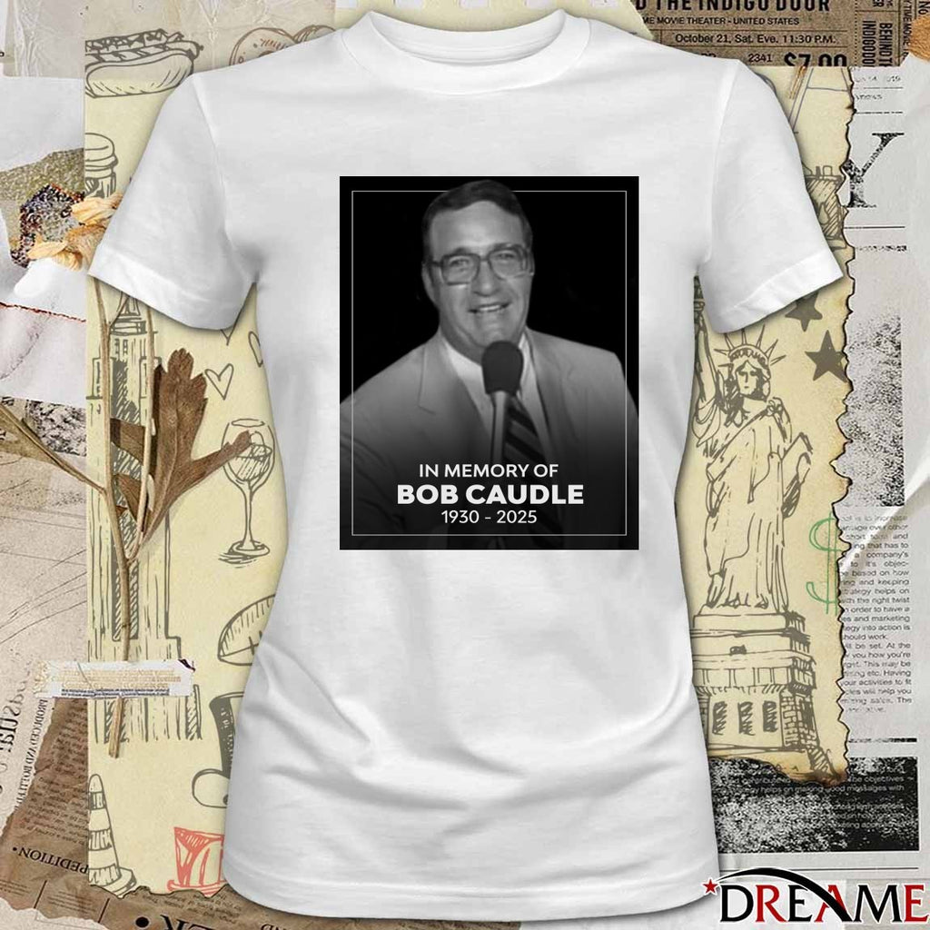 In Memory Of Bob Caudle 1930 – 2025 All Elite Wrestling Poster t-shirt