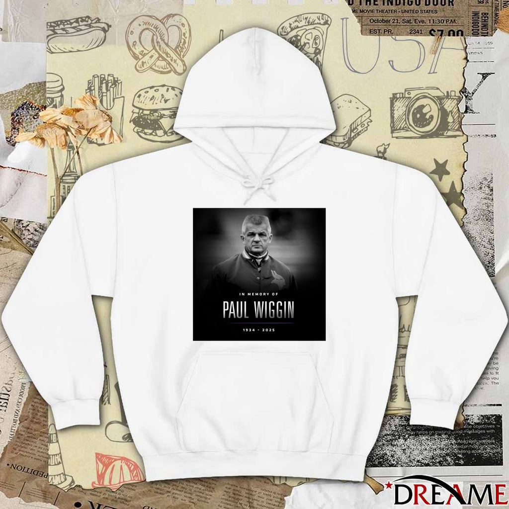 In Memory Of Paul Wiggin 1934 – 2025 Minnesota Vikings Poster t-shirt