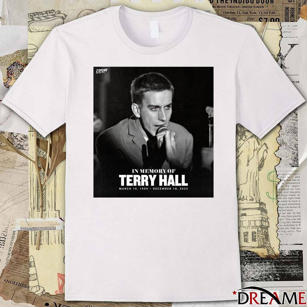 In Memory Of Terry Hall March 19 1959 – December 18 2022 Poster t-shirt