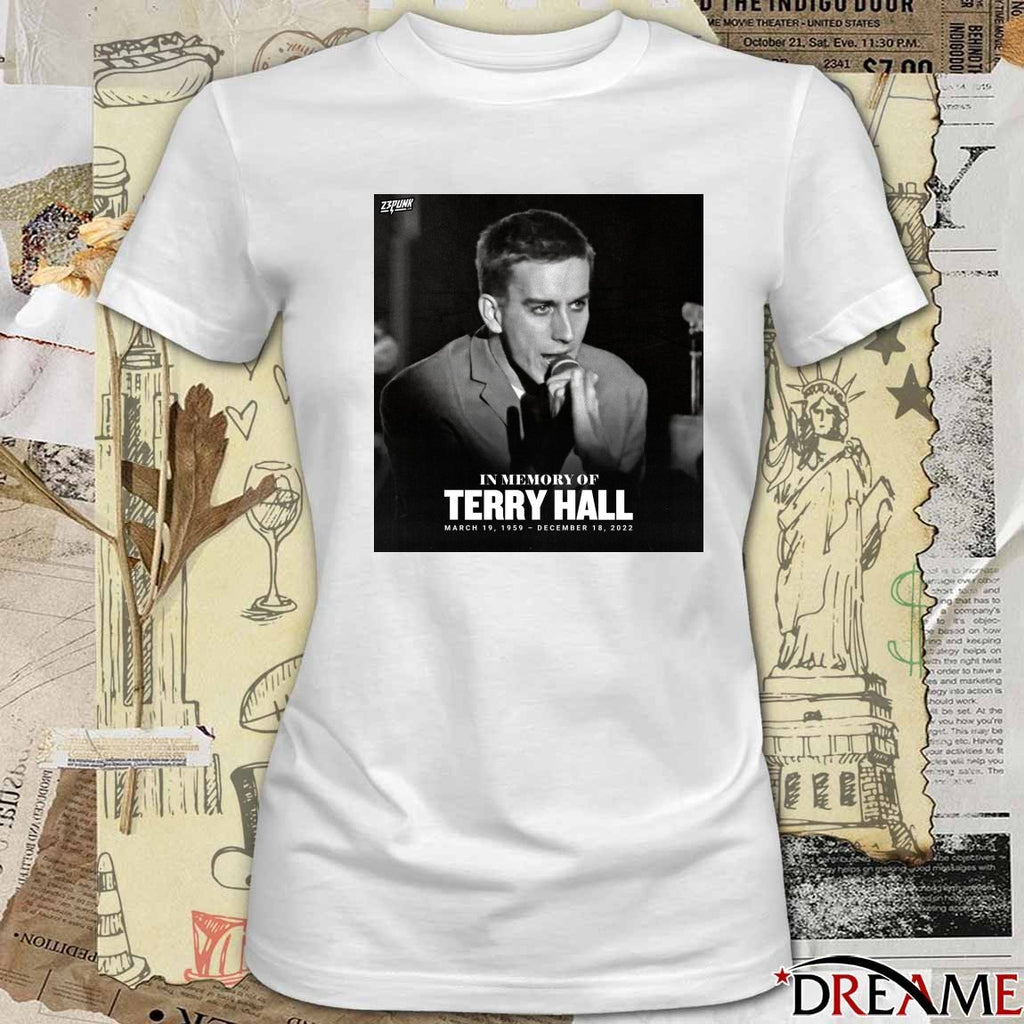 In Memory Of Terry Hall March 19 1959 – December 18 2022 Poster t-shirt