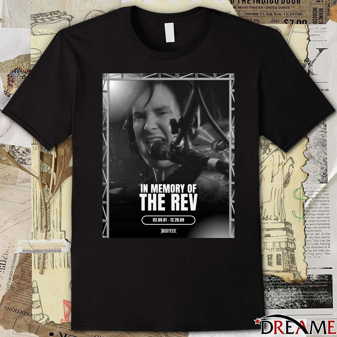 In Memory Of The Rev January 09 1981 – December 28 2009 Poster t-shirt