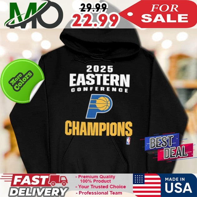 Indiana Pacers 2025 NBA Eastern Conference Champions Locker Room Shirt