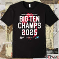 Indiana University Football 2025 Big Ten Champs Indianapolis Indiana December 6 2025 t-shirt