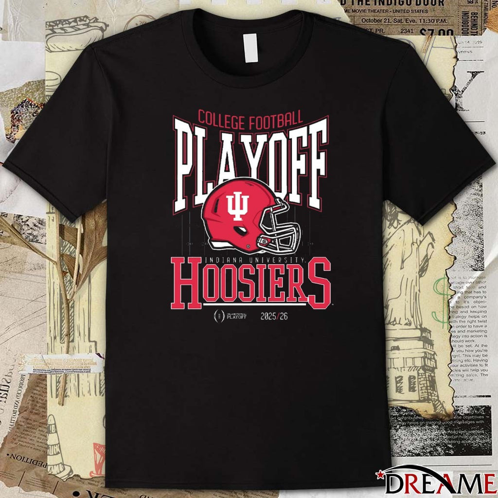Indiana University Hoosiers College Football Playoff 12 Team Announcement 2025 – 2026 t-shirt
