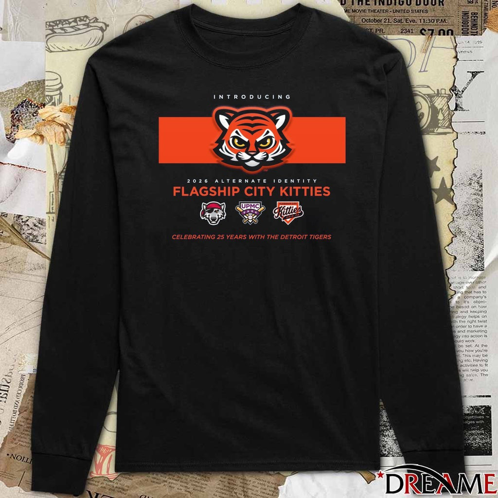 Introducing 2026 Alternate Identity Flagship City Kitties Celebrating 25 Years With The Detroit Tigers t-shirt