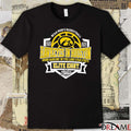 Iowa Hawkeyes In Houston Going Dancing In The Lone Star State 2026 NCAA March Madness Elite Right t-shirt