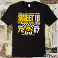 Iowa Hawkeyes Win 72-67 Nebraska March 26 2026 NCAA March Madness Sweet 16 Houston The Road To Indianapolis t-shirt
