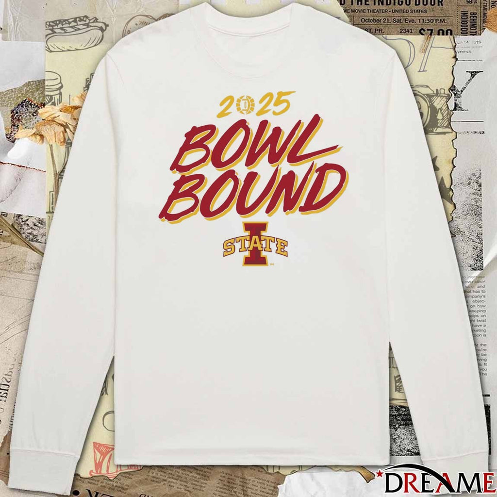 Iowa State Cyclones Football NCAA 2025 Bowl Bound t-shirt