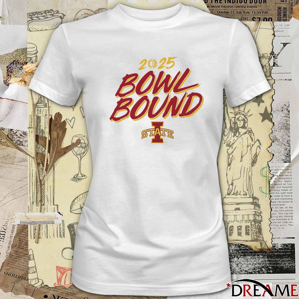Iowa State Cyclones Football NCAA 2025 Bowl Bound t-shirt