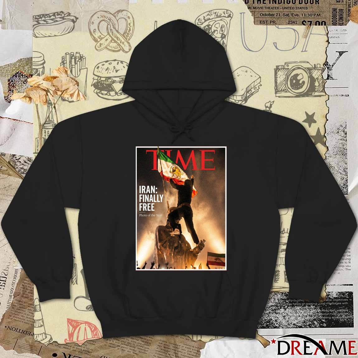 Iran Finally Free Photo of the year – Time Magazine Poster t-shirt