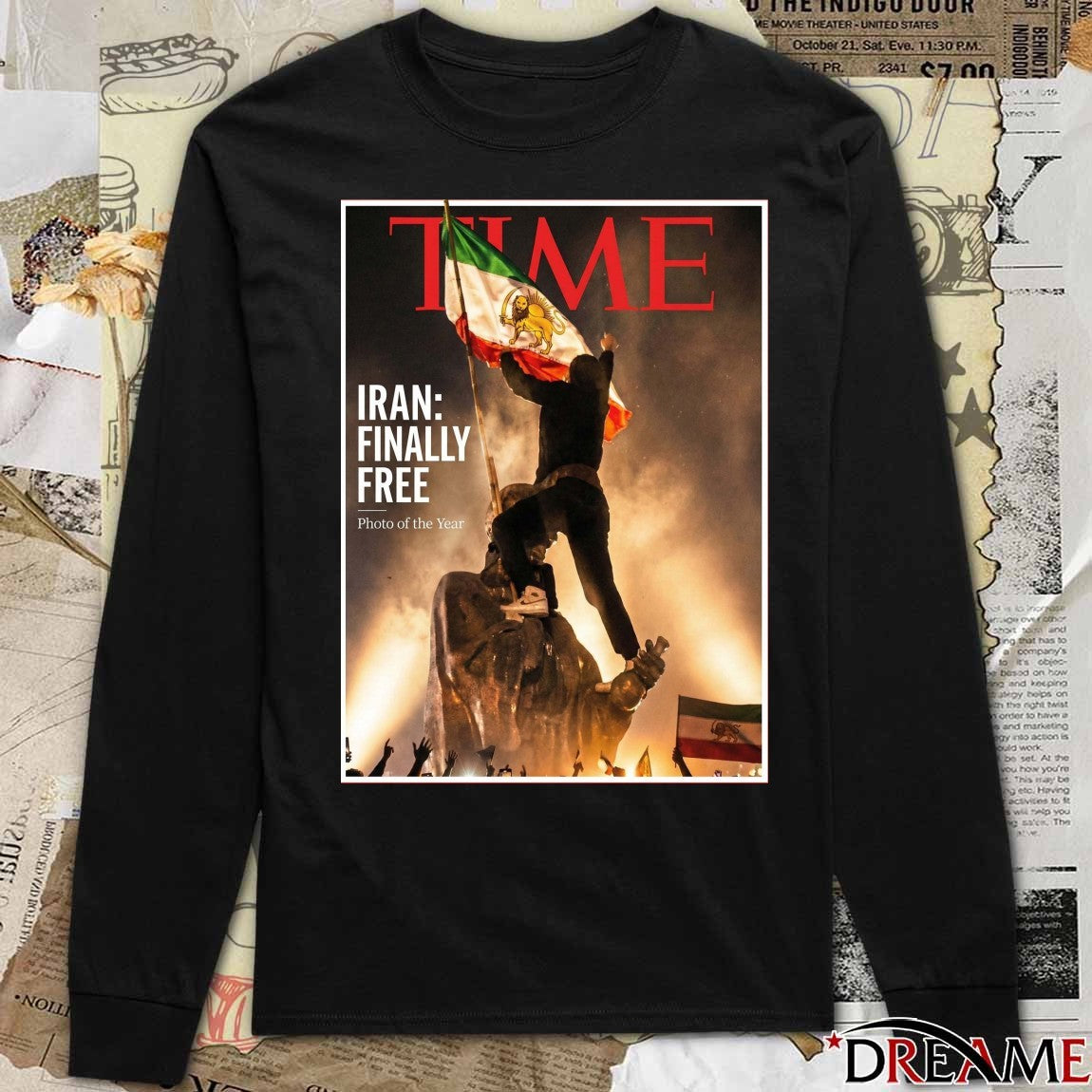 Iran Finally Free Photo of the year – Time Magazine Poster t-shirt