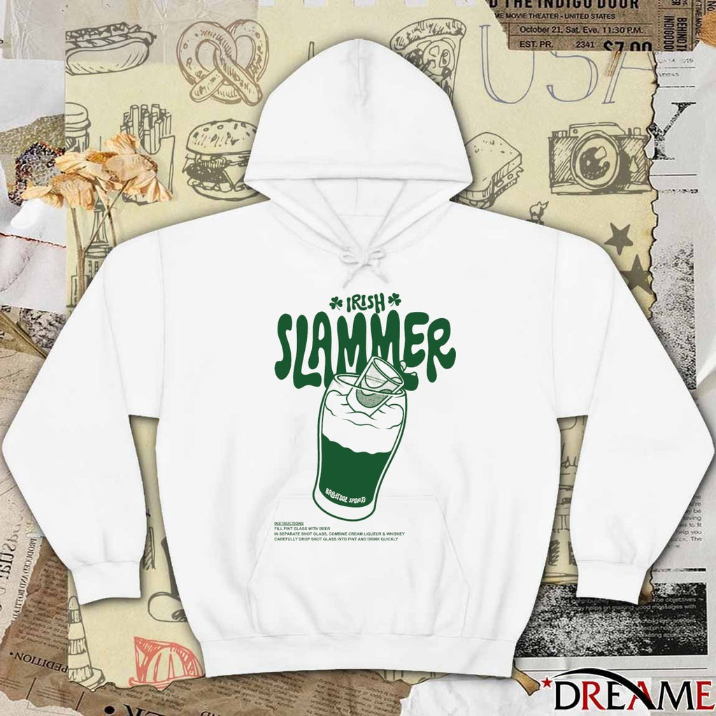 Irish Slammer Instructions Fill Pint Glass With Beer t-shirt