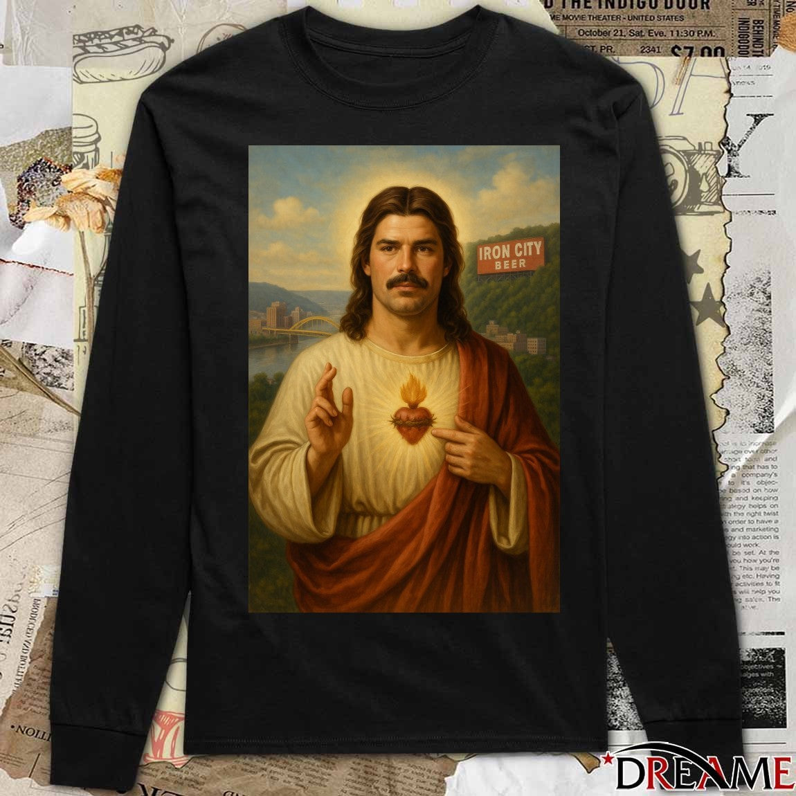 Iron City Beer He Is Risen Jesus Christ Pittsburgh, Pennsylvania t-shirt