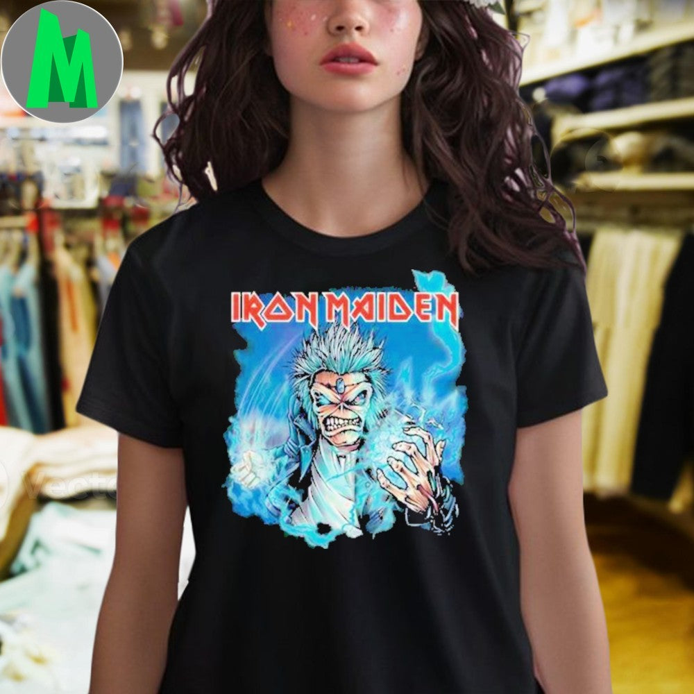 Iron Maiden I Saw Eddie On The Run For Your Lives World Tour 2025-26 T-Shirt Heavy Metal Band Merch