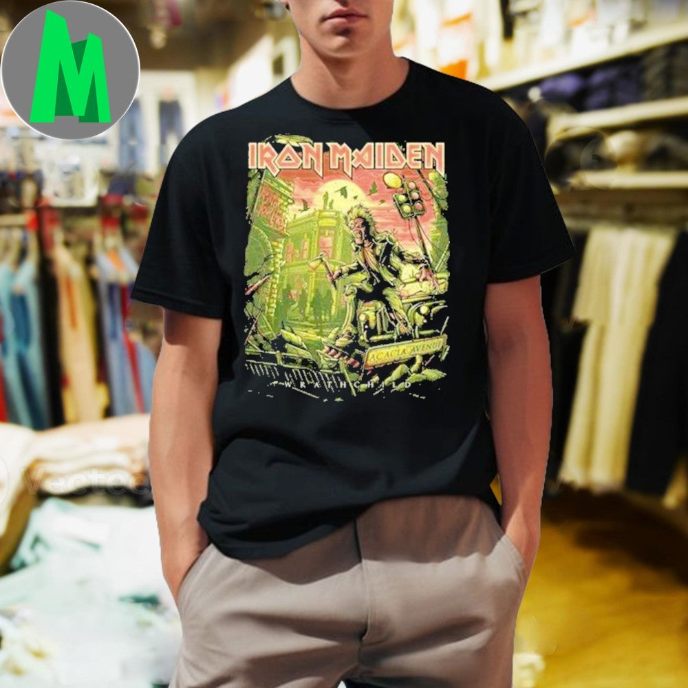 Iron Maiden Run For Your Lives 2025 World Tour T-Shirt Heavy Metal Band Merch Eddie Graphic Tee