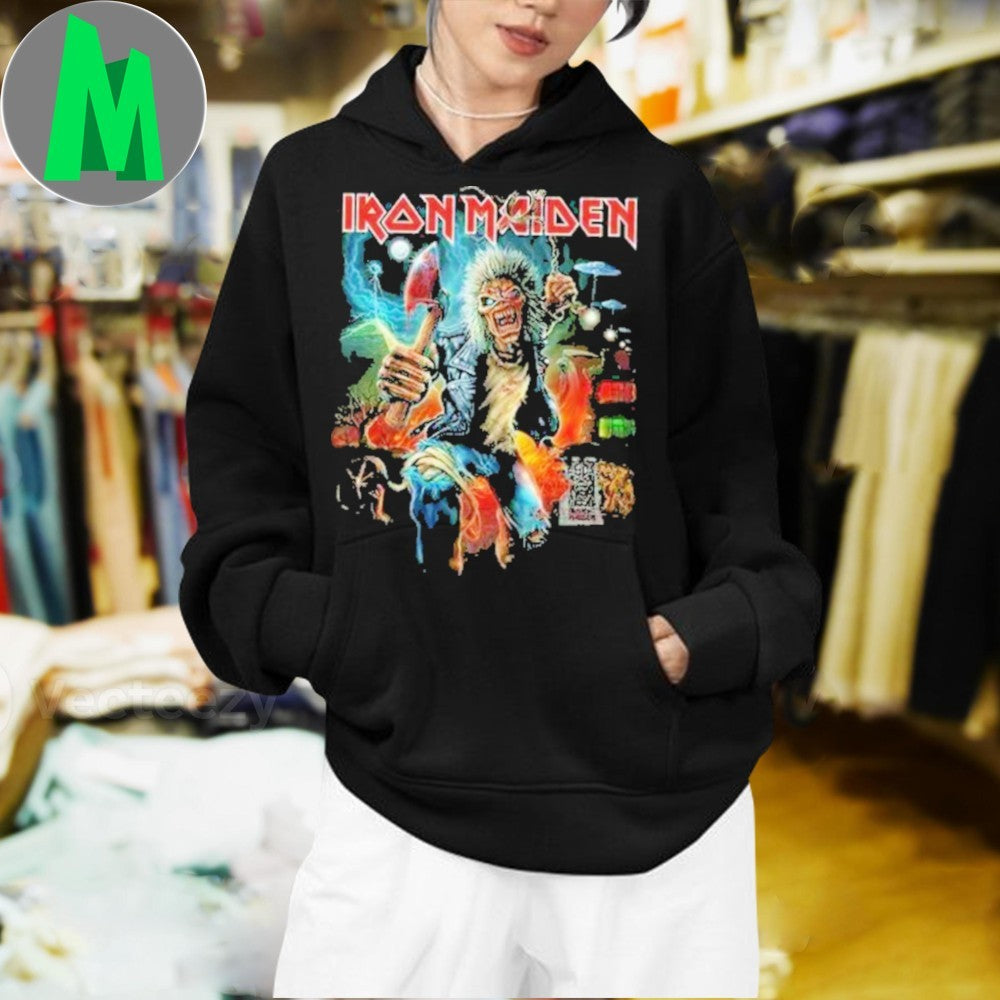 Iron Maiden Run For Your Lives Official Tour Art 2025 T-Shirt Heavy Metal Band Merch Eddie Graphic Tee