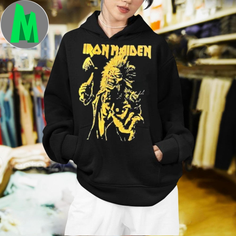 Iron Maiden Run For Your Lives World Tour 2025-26 Eddie’s Dive Bar Charged With Trooper Shirt