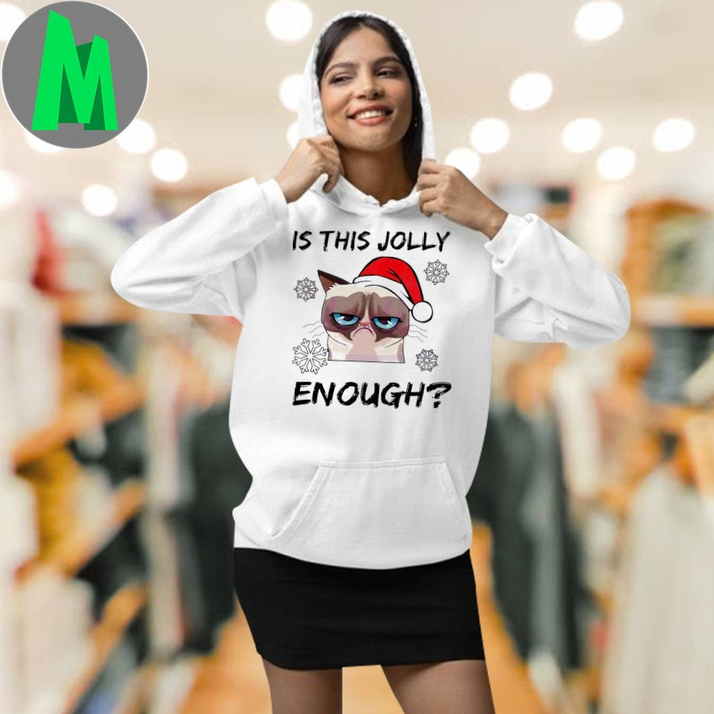 Is This Jolly Enough Christmas Grumpy Cat Shirt