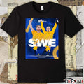 Isabella and Rasmus Wranå World Curling Gold SWE Milano Cortina 2026 Poster t-shirt