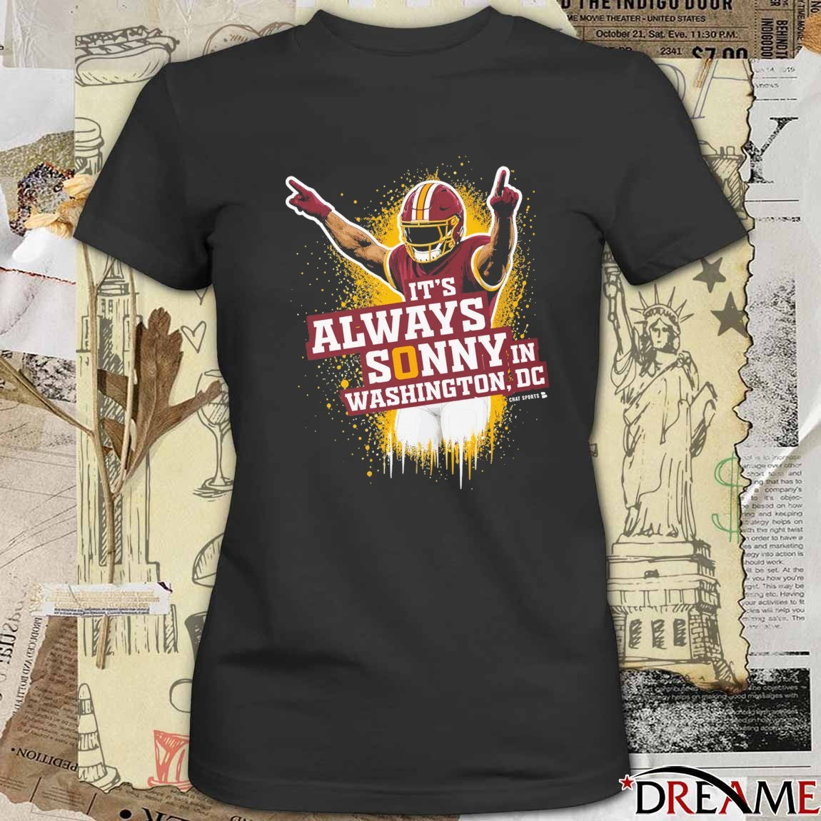 It’s Always Sonny In DC from Commanders Report t-shirt