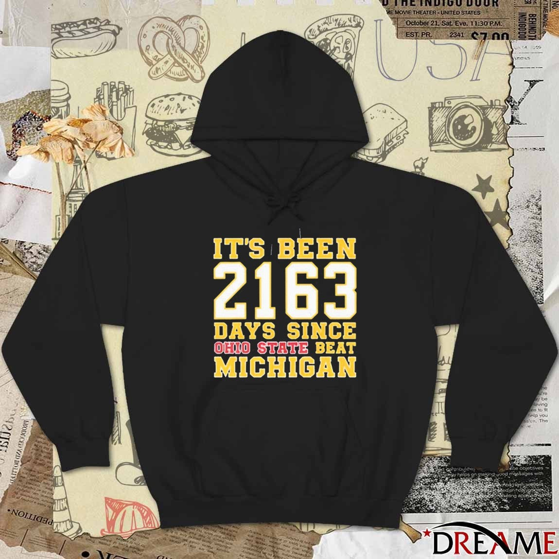 It’s Been 2163 Days Since Ohio State Beat Michigan Dave Portnoy t-shirt