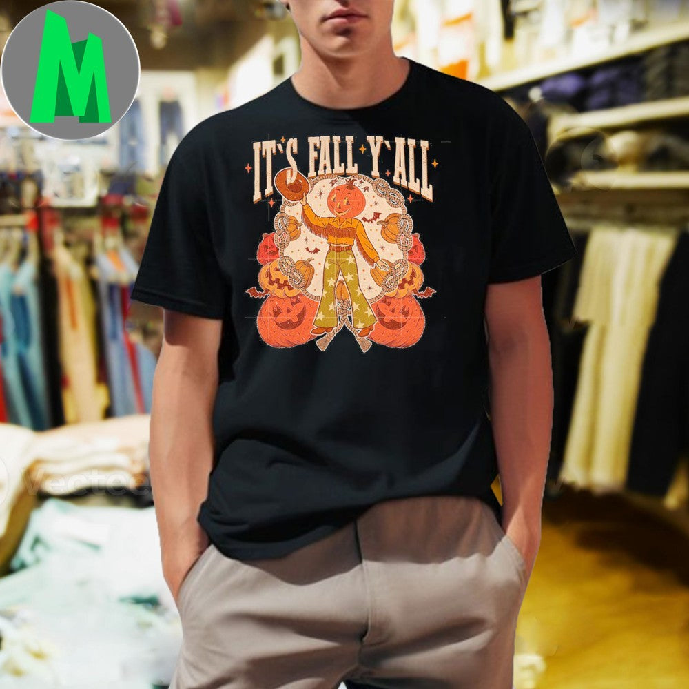 It’s Fall Yall Pumpkins Halloween Shirt