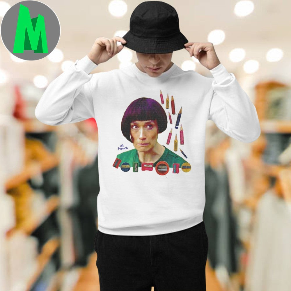 It’s French Stylized Portrait & Pencil Shirt
