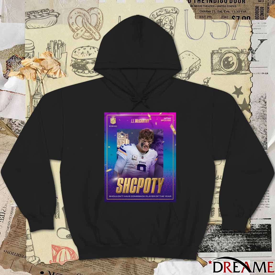 J.J. McCarthy Minnesota Vikings Shouldn’t Have Comeback Player of the Year Poster t-shirt