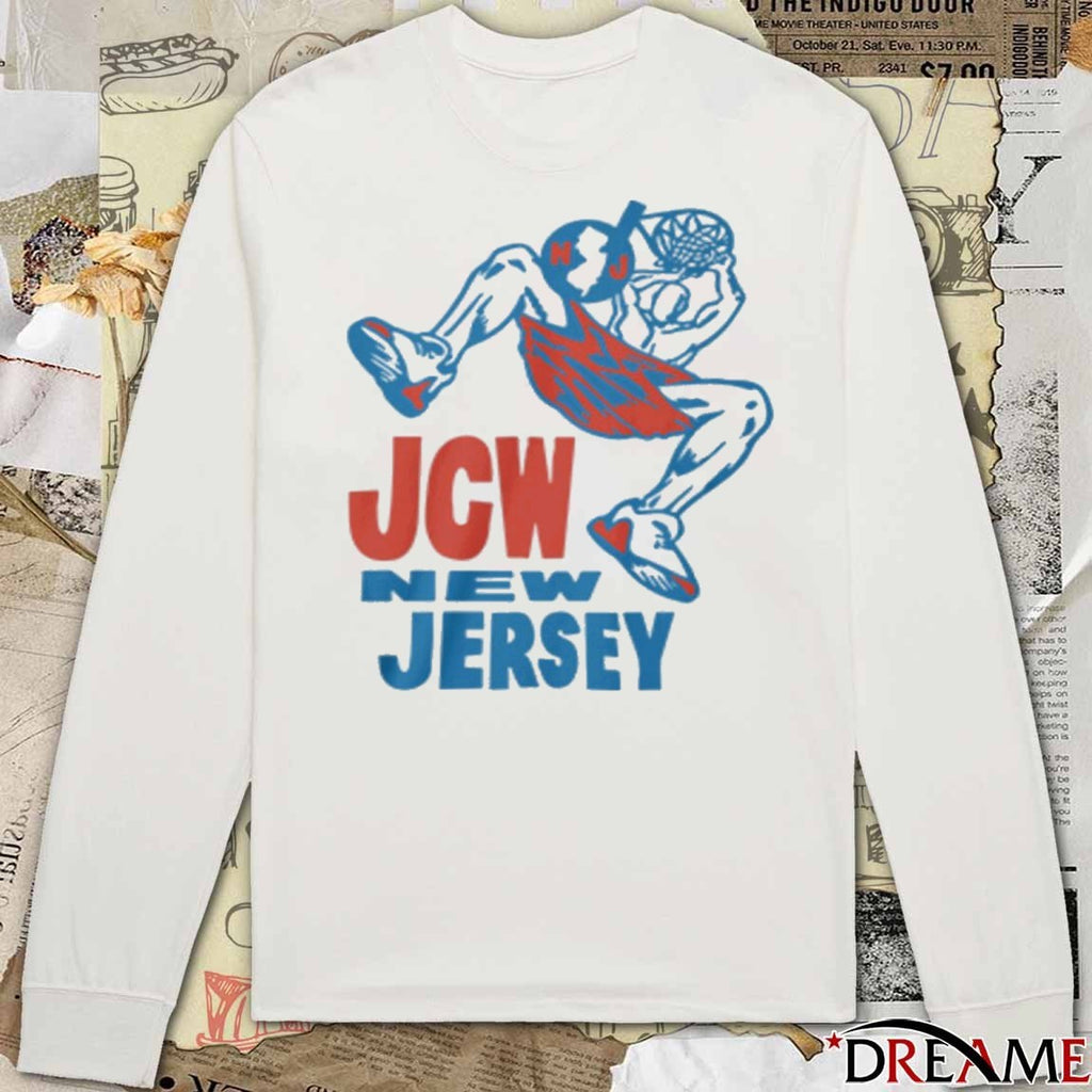 JCW New Jersey New York Nets Basketball Fanart t-shirt