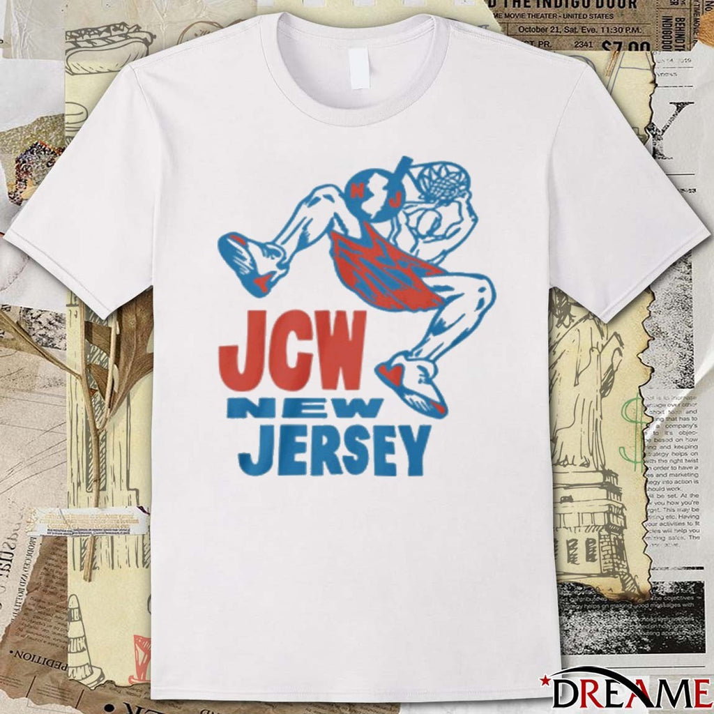 JCW New Jersey New York Nets Basketball Fanart t-shirt