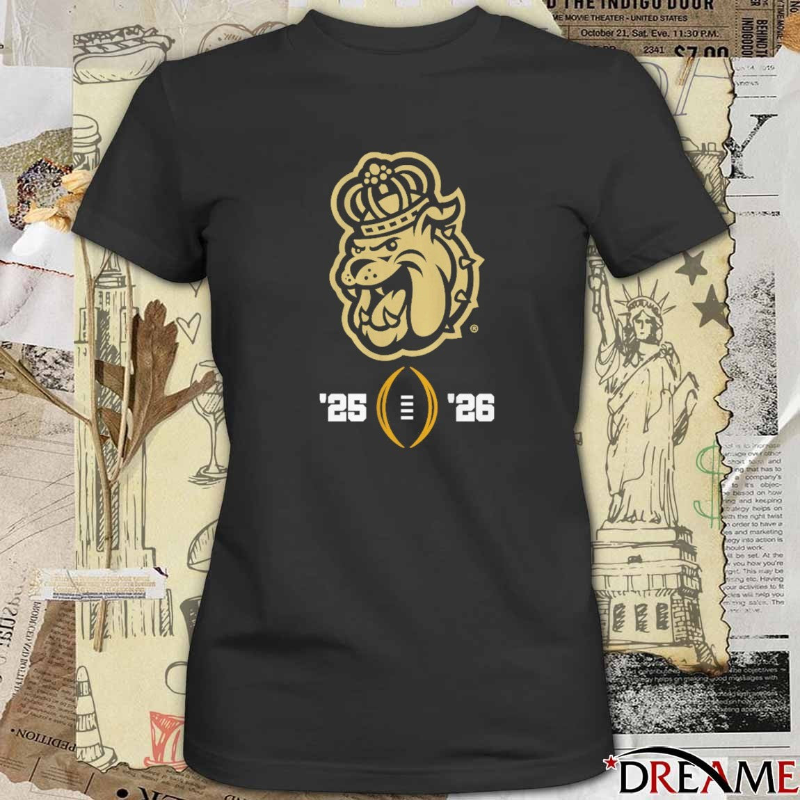 JMU James Madison Dukes Football 2025-26 College Football Playoff t-shirt
