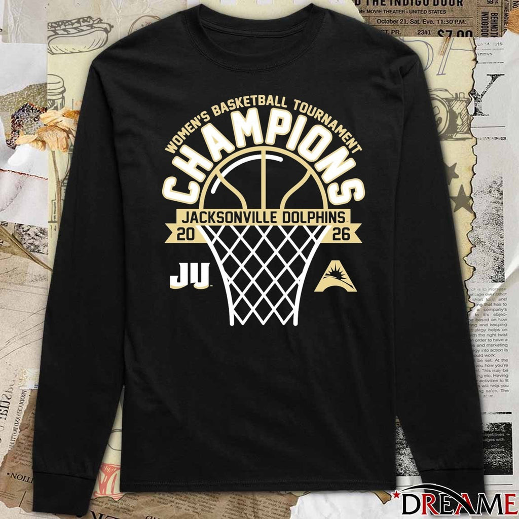 JU Dolphins 2026 ASUN Women’s Basketball Tournament Champions t-shirt