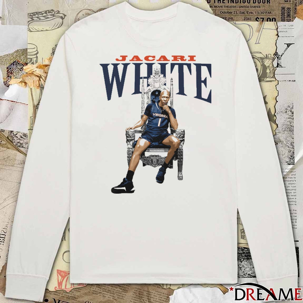 Jacari White Virginia Cavaliers Basketball Portrait t-shirt