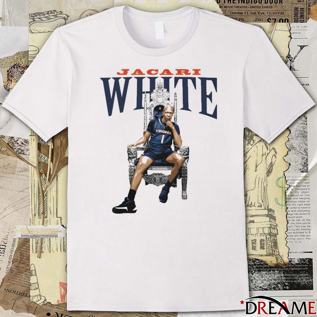 Jacari White Virginia Cavaliers Basketball Portrait t-shirt