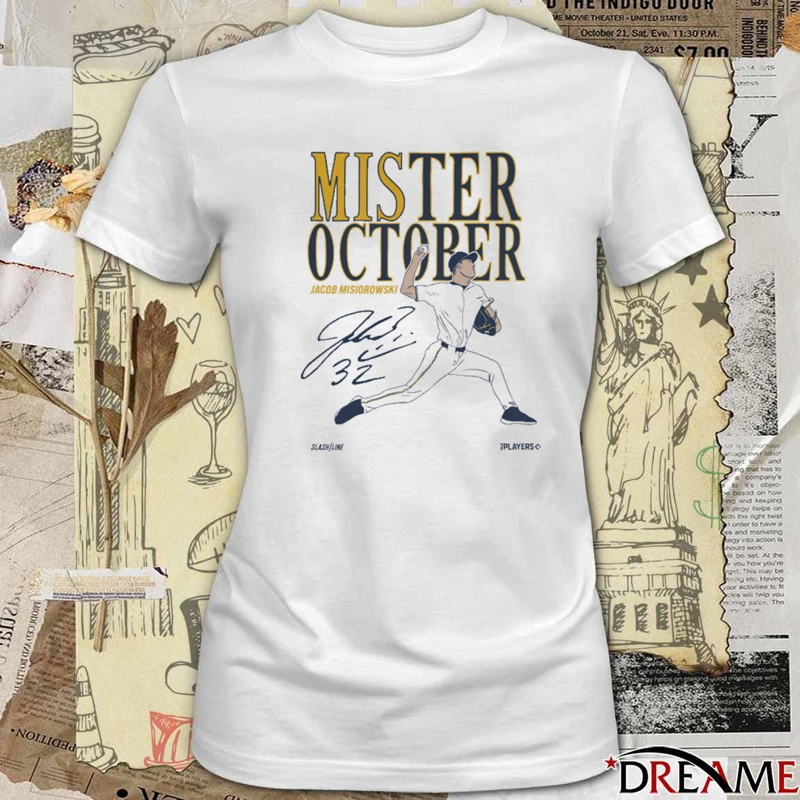 Jacob Misiorowski Mis-ter October Milwaukee Brewers MLB Signature t-shirt