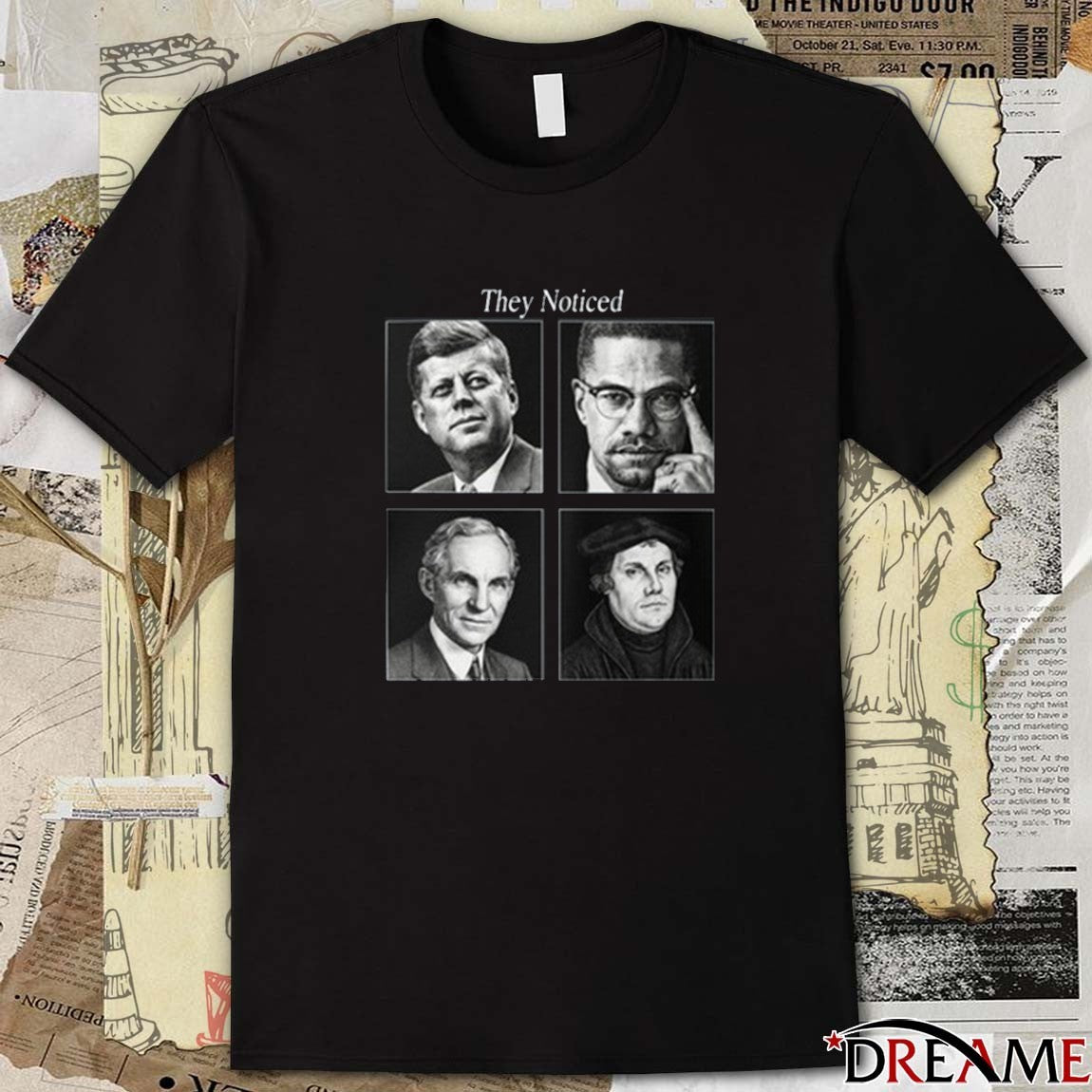 Jake Shields They Noticed History 2025 t-shirt