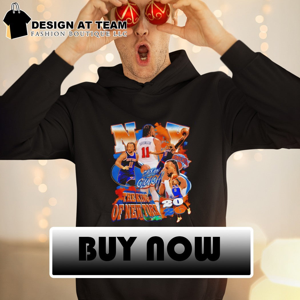 Jalen Brunson The King of New York Captian Clutch basketball lovers 2026 shirt