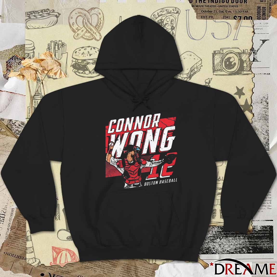 Jarren Duran Connor Wong Boston Red Sox MLB Baseball t-shirt