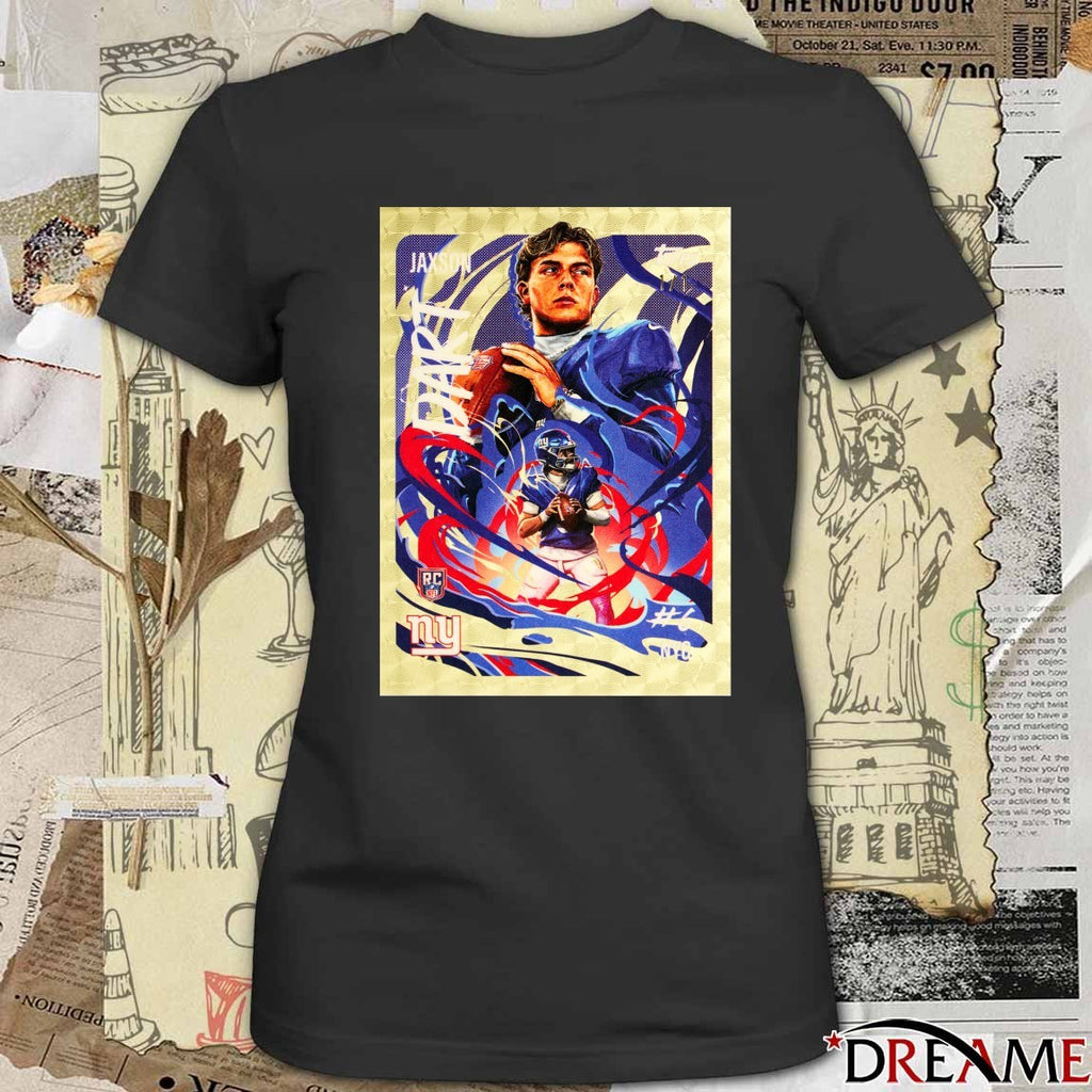Jaxson Dart’s 1-of-1 Ultra Violet Superfractor Topps Poster t-shirt