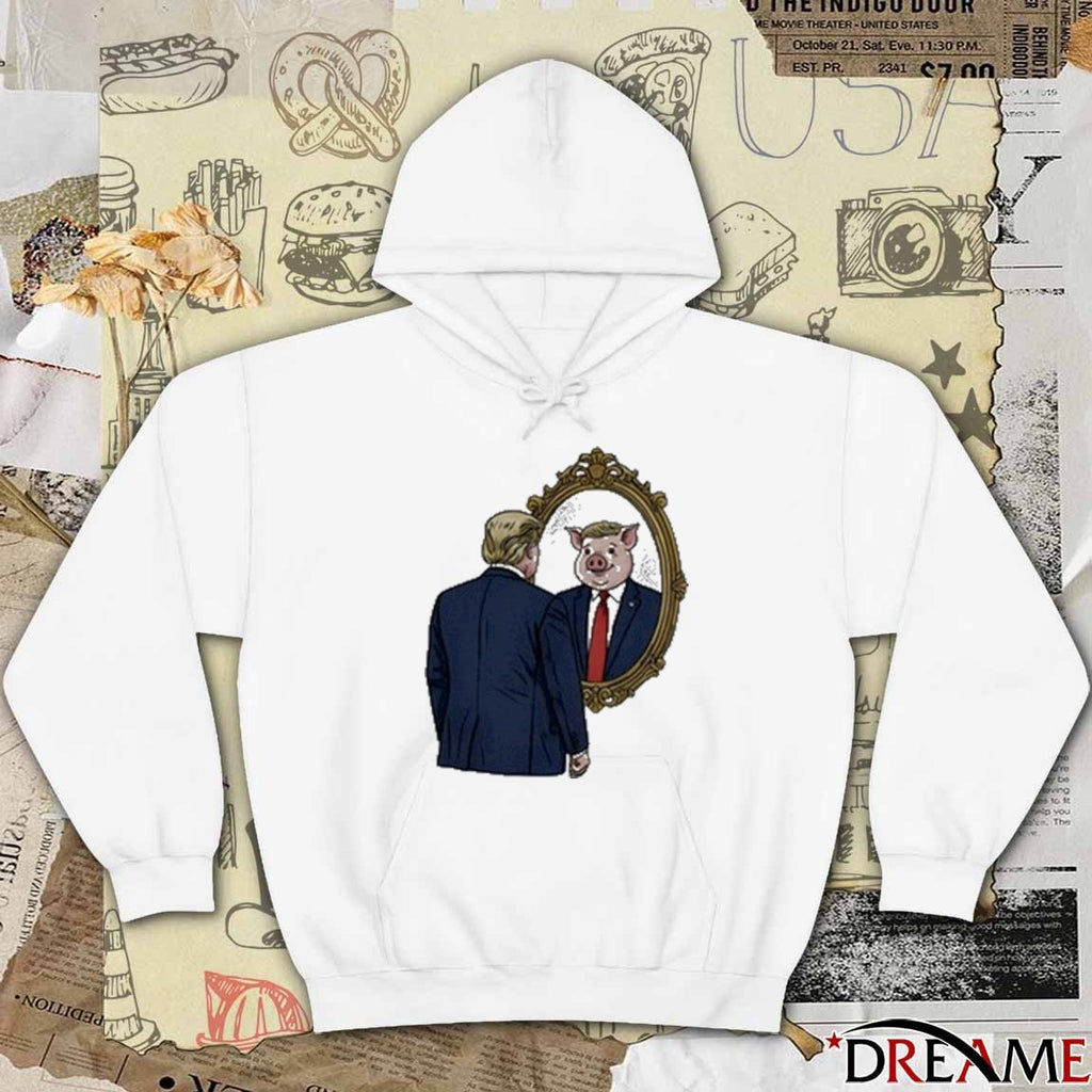 Jb Pritzker Wearing Quiet Piggy Donald Trump New t-shirt
