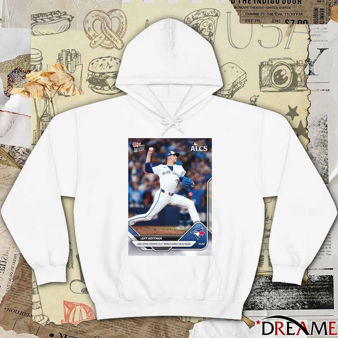 Jeff Hoffman 2025 MLB ALCS Topps Save Sends Toronto To 1st World Series In 32 Years t-shirt
