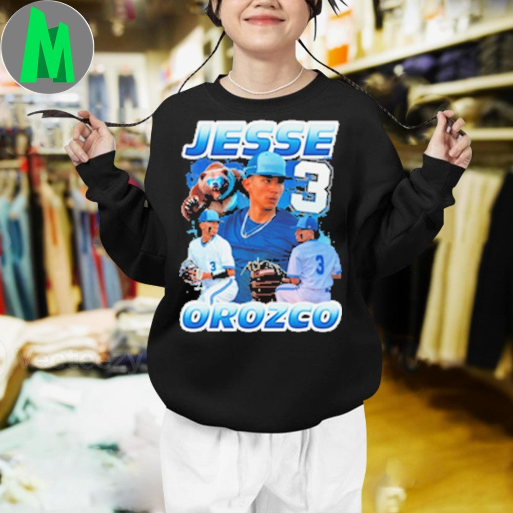 Jesse Orozco Baseball Player #3 Fan T-Shirt