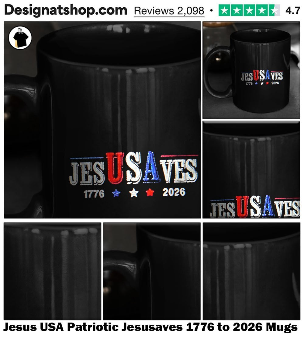 Jesus USA Patriotic Jesus saves 1776 to 2026 shirt