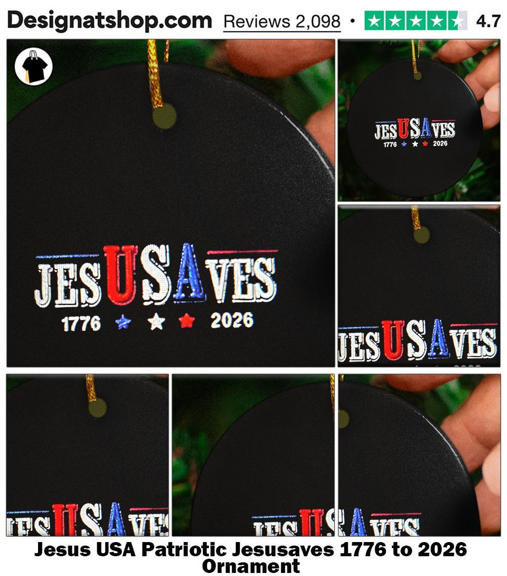 Jesus USA Patriotic Jesus saves 1776 to 2026 shirt