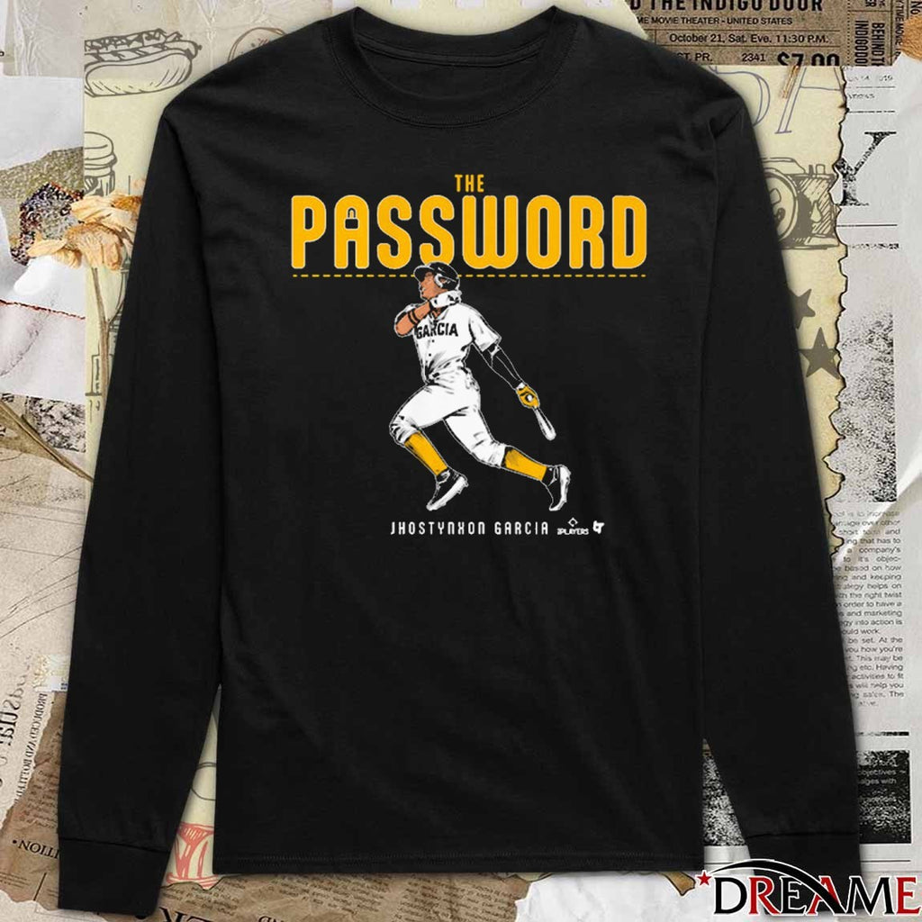 Jhostynxon Garcia Pittsburgh Pirates MLB The Password t-shirt